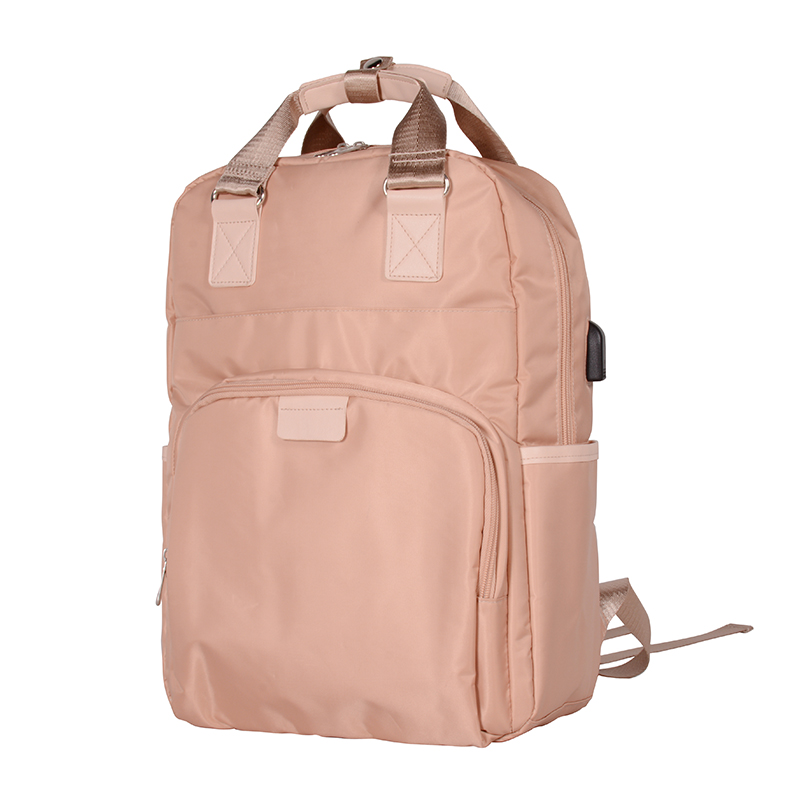 LJ23-008 Backpack ríomhaire glúine simplí agus praiticiúil